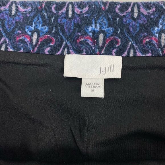J. Jill Crinkle Knit Pencil Skirt Size Medium - Picture 3 of 4